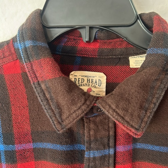 Men’s Red Flannel Size XL - Picture 4 of 7